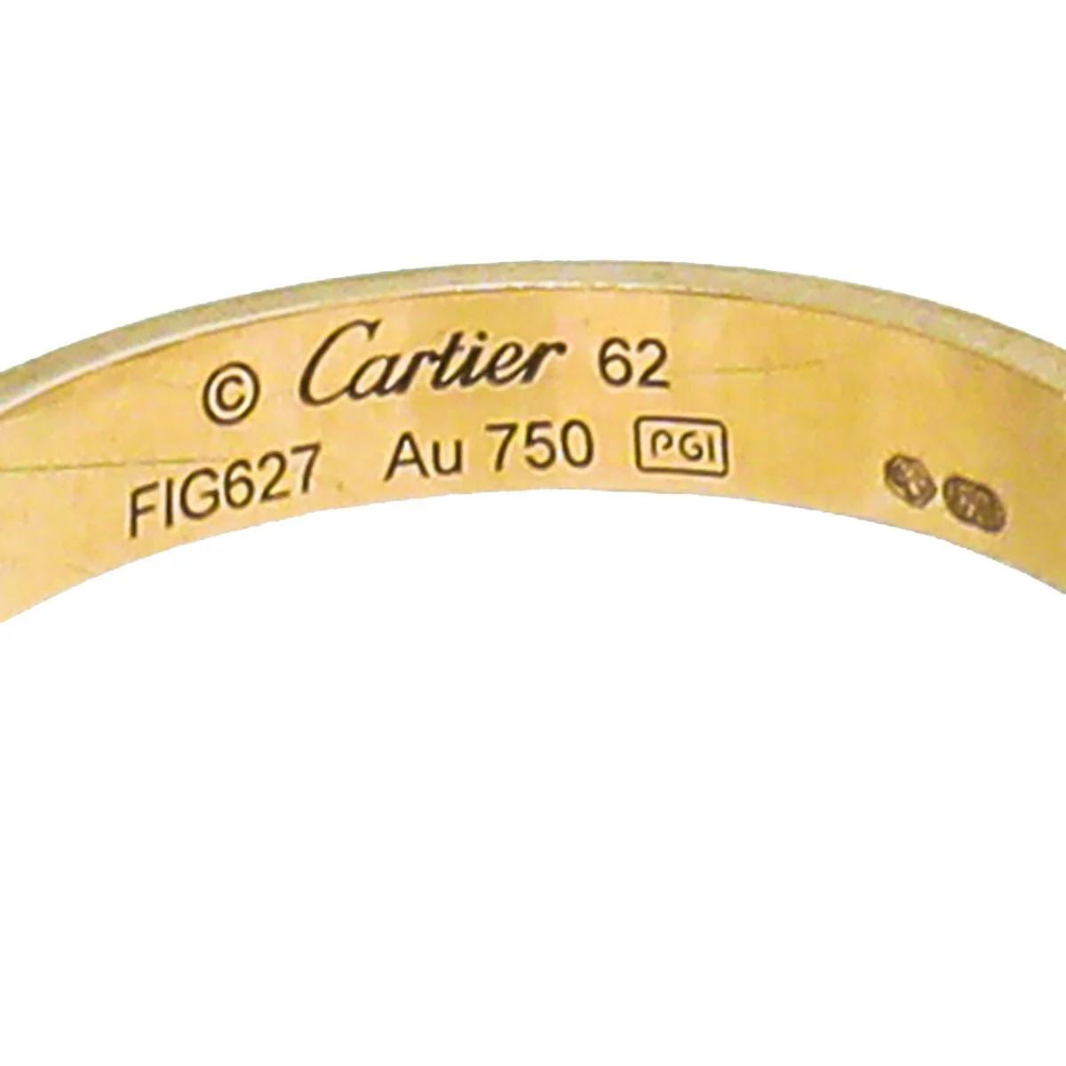 Cartier 18K Pink Gold Love Wedding Band Ring 62
