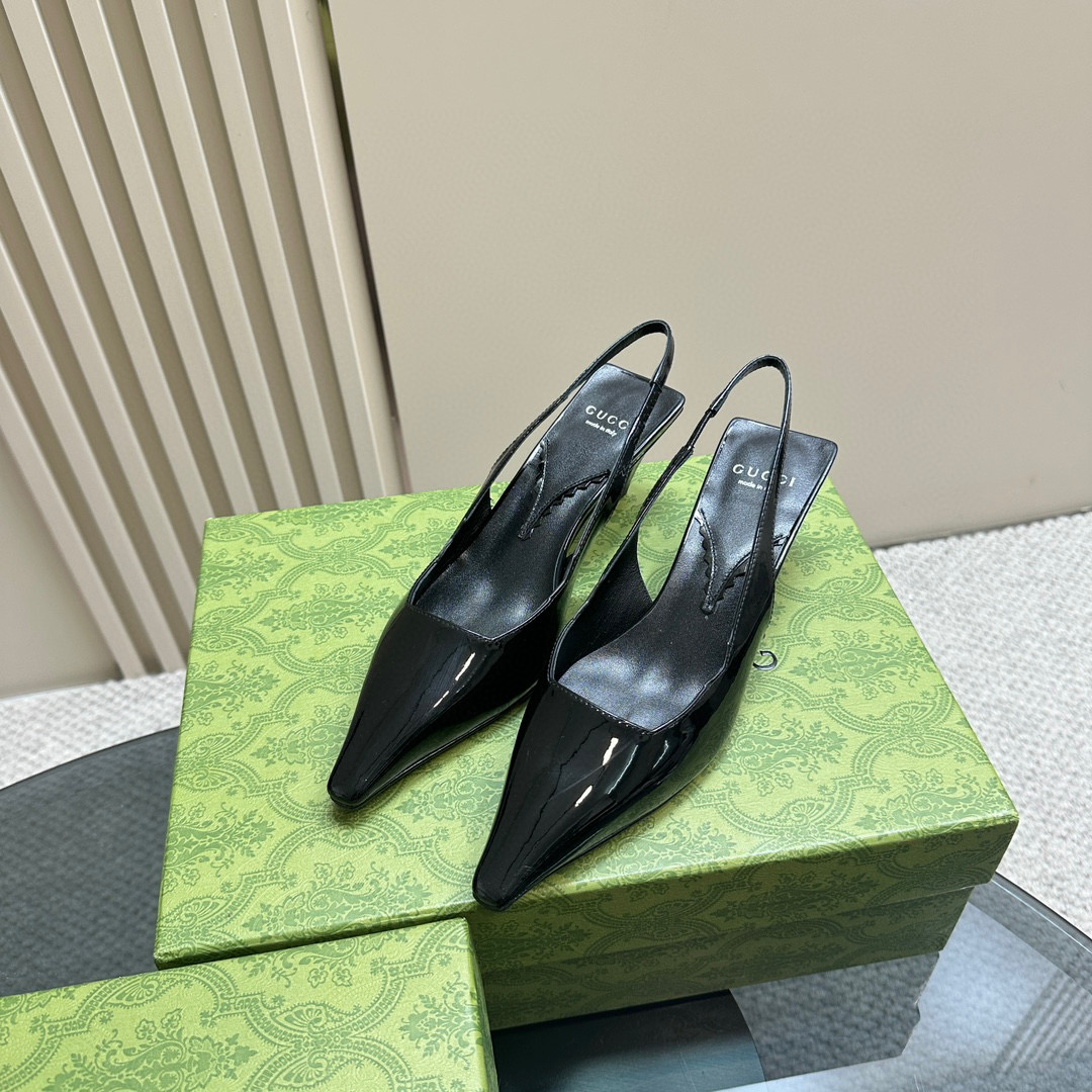 Gucci Square Toe Strappy Sandals Slide Sandal (Replica)