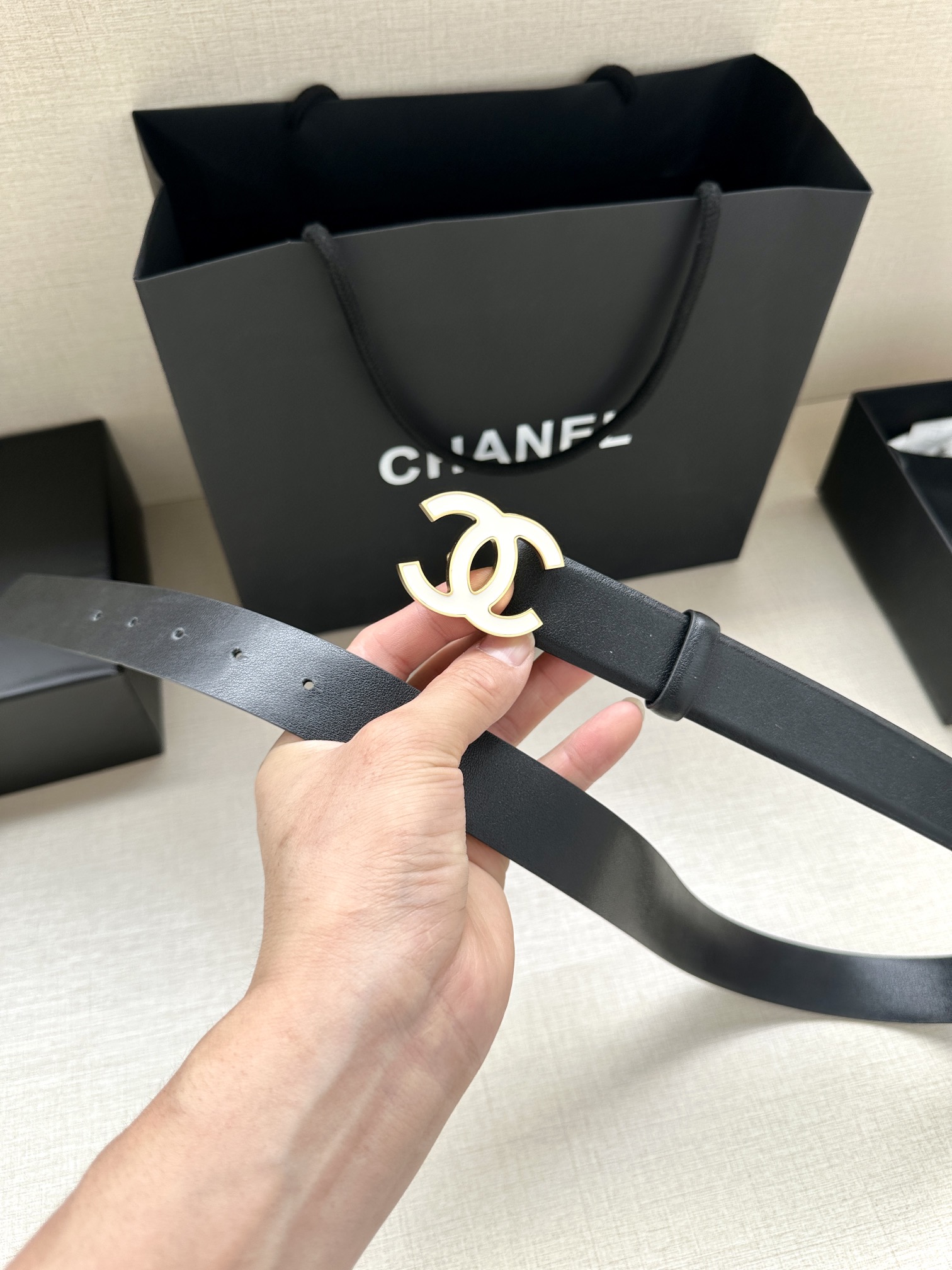 Chanel Leather Belts 1:1 Mirror Version