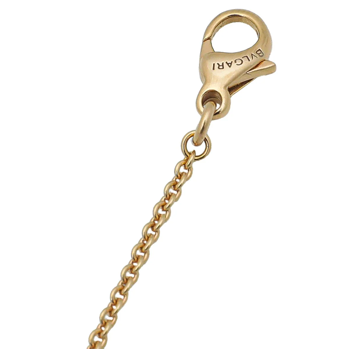 Bvlgari 18K Pink Gold White Ceramic B.Zero 1 Pendant Necklace