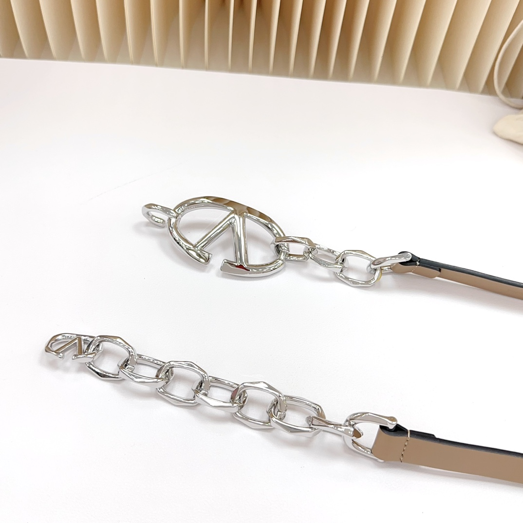 Valentino Leather Belts 1:1 Mirror Version