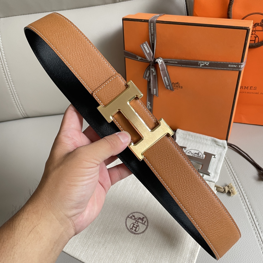 Hermes Leather Belts 1:1 Mirror Version