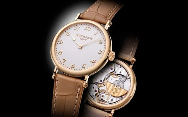 Calatrava 7200R-001 Ultra-thin mechanical self-winding movement.  34.6 mm,Rose gold,
