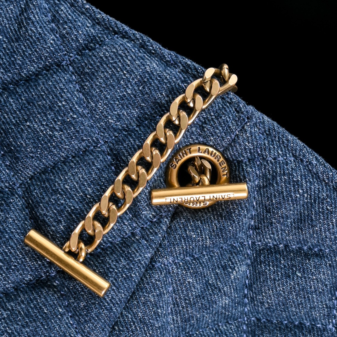 Saint Laurent YSL Icar Maxi Shopping Bag In Quilted  Shoulder Bag Handbag