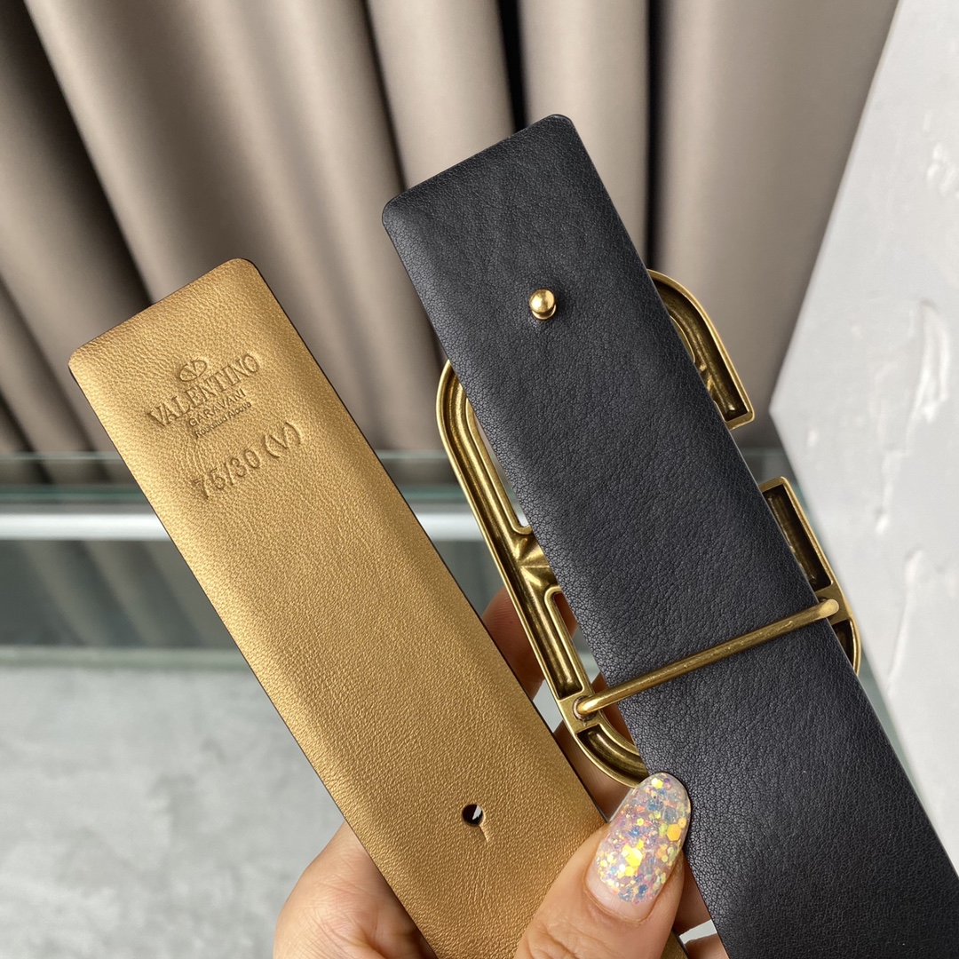 Valentino Leather Belts 1:1 Mirror Version