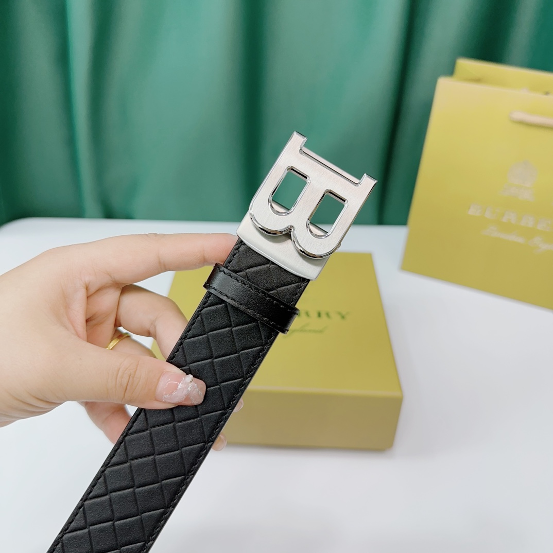 Burberry Leather Belts 1:1 Mirror Version