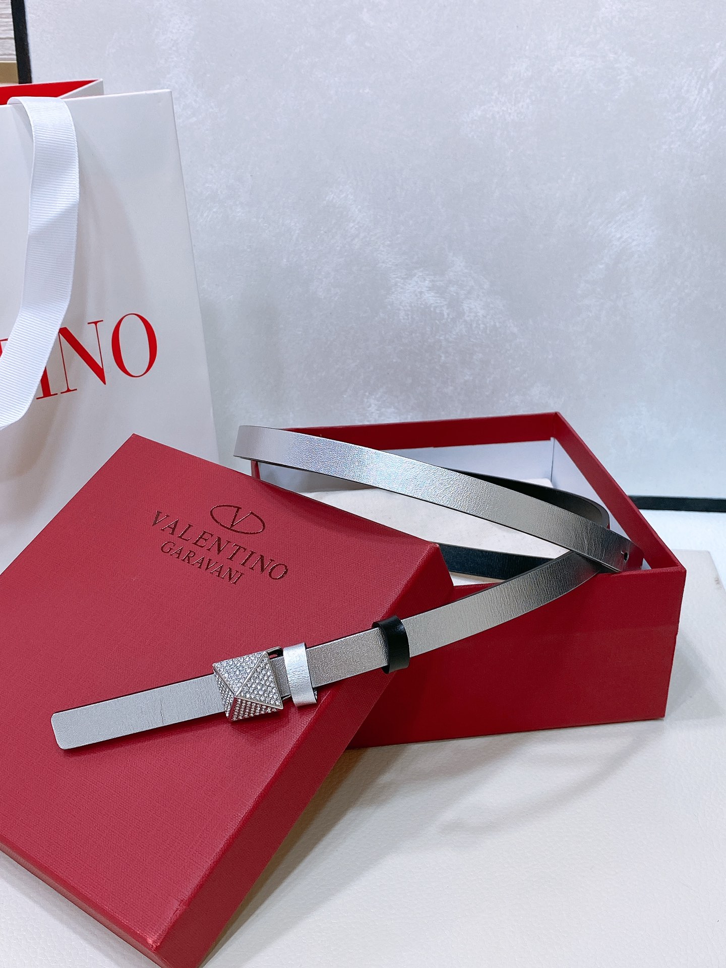 Valentino Leather Belts 1:1 Mirror Version