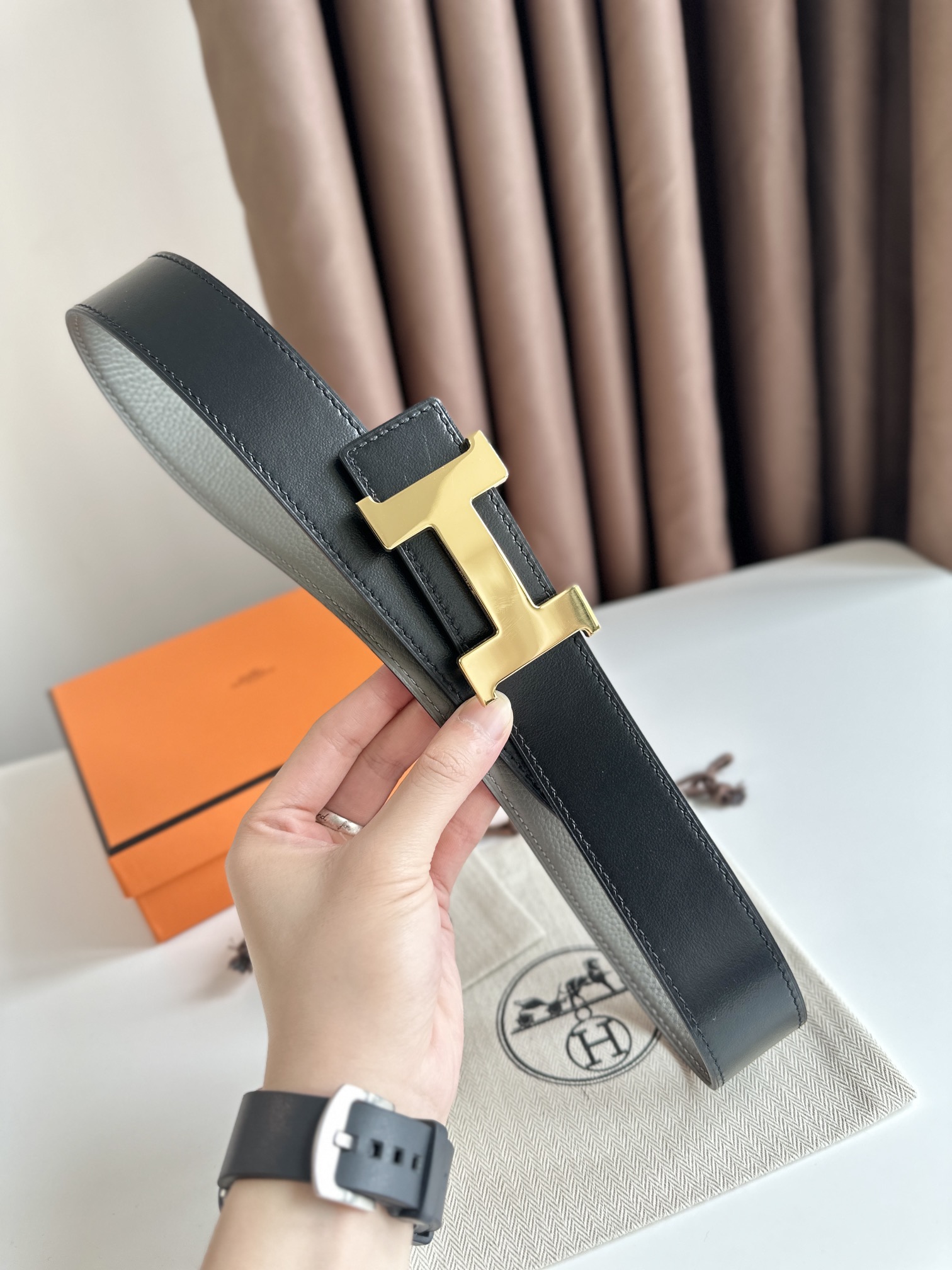 Hermes Leather Belts 1:1 Mirror Version