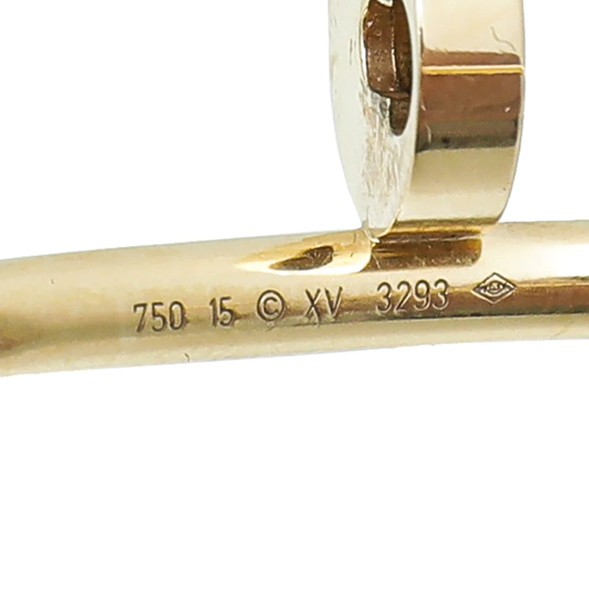 Cartier 18K Yellow Gold Juste Un Clou Classic Bracelet 15