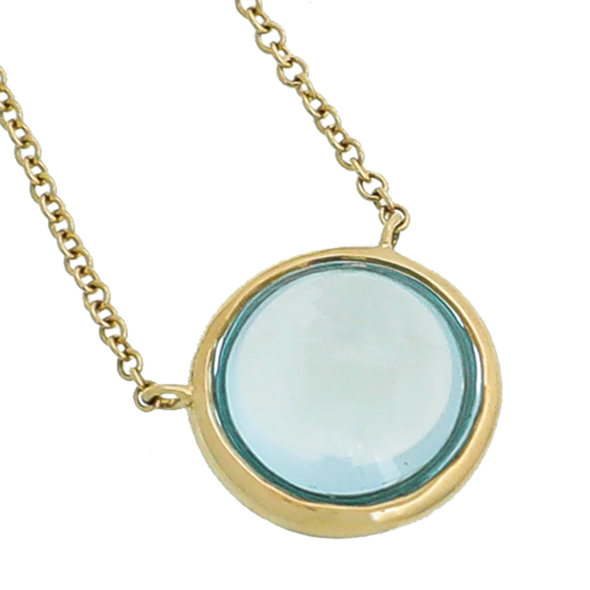 Tiffany & Co 18K Yellow Gold Paloma Picasso Olive Leaf Pendant Necklace