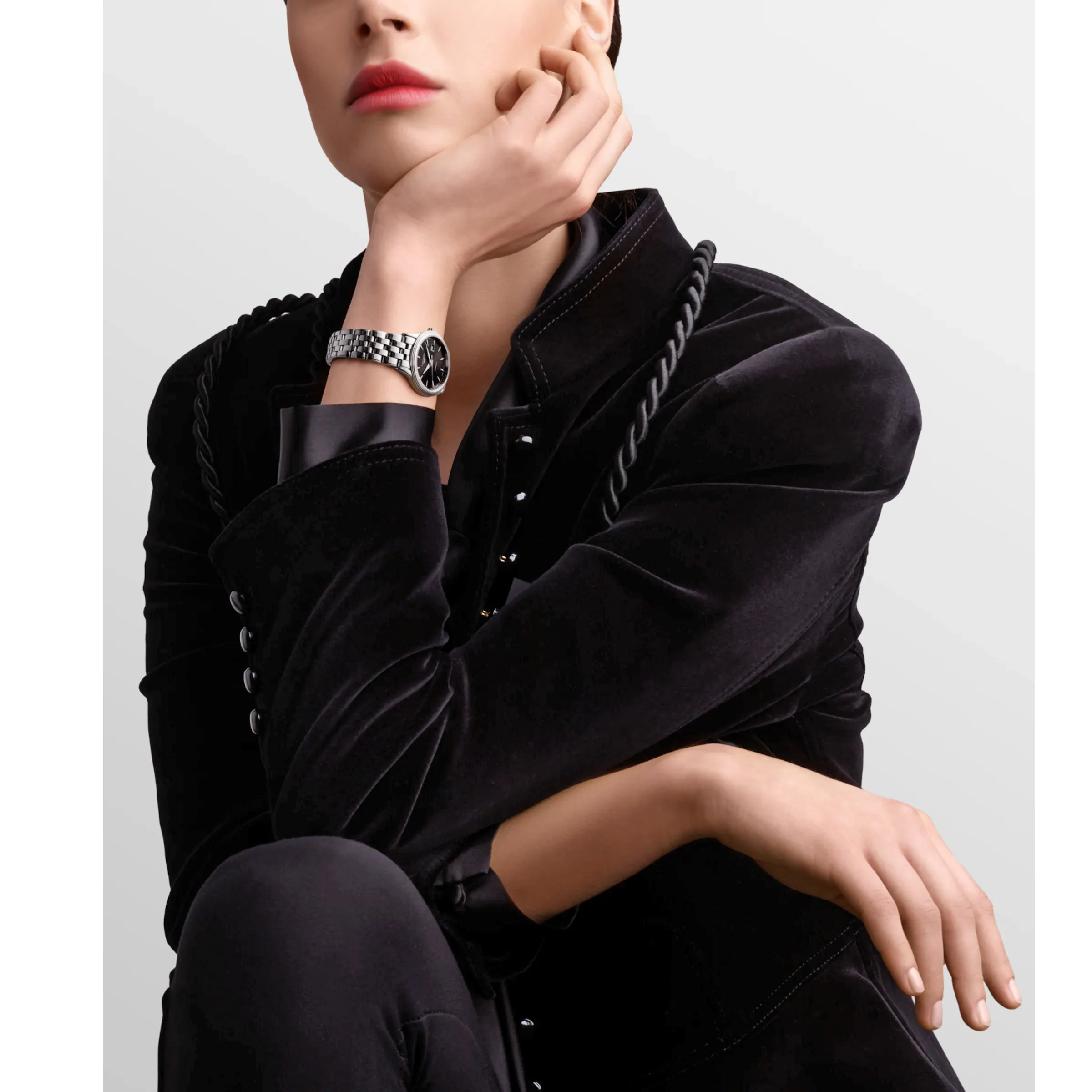 Flagship 30mm Automatic Black Dial Stainless Steel Watch L43744596