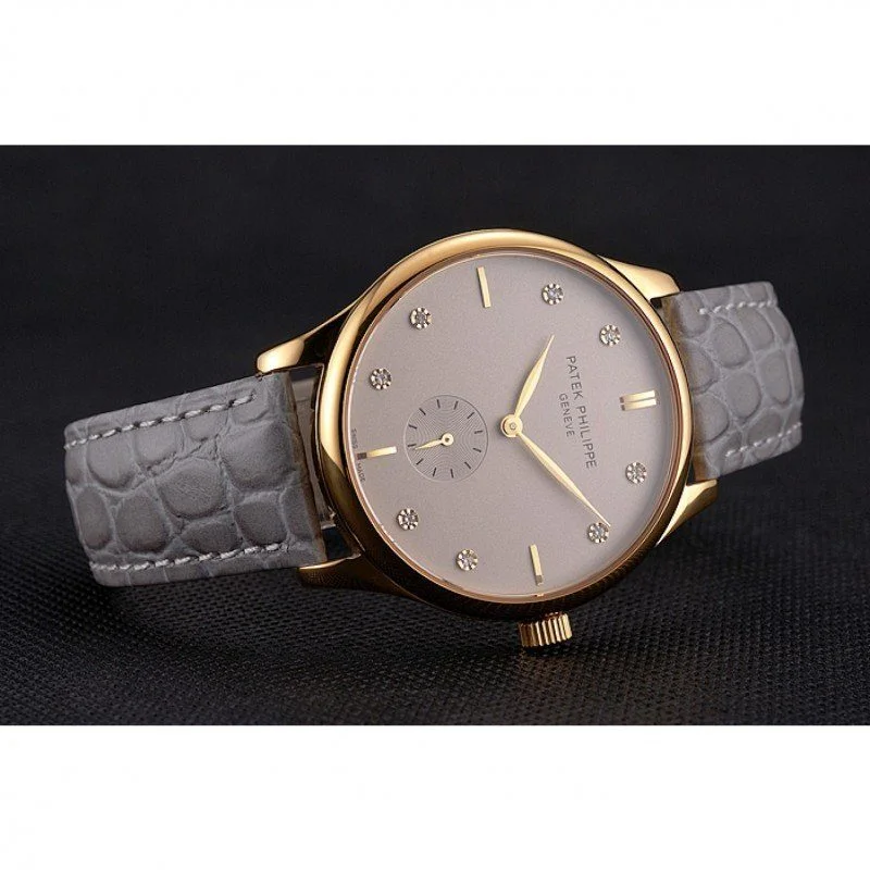 Calatrava Silver & Diamond Dial 39 mm, Yellow Gold Plated