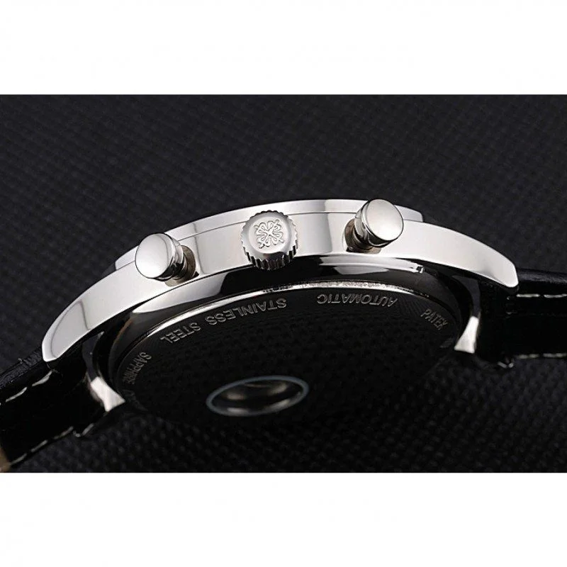 Moonphase Chronograph Dial White 41 mm, Stainless Steel