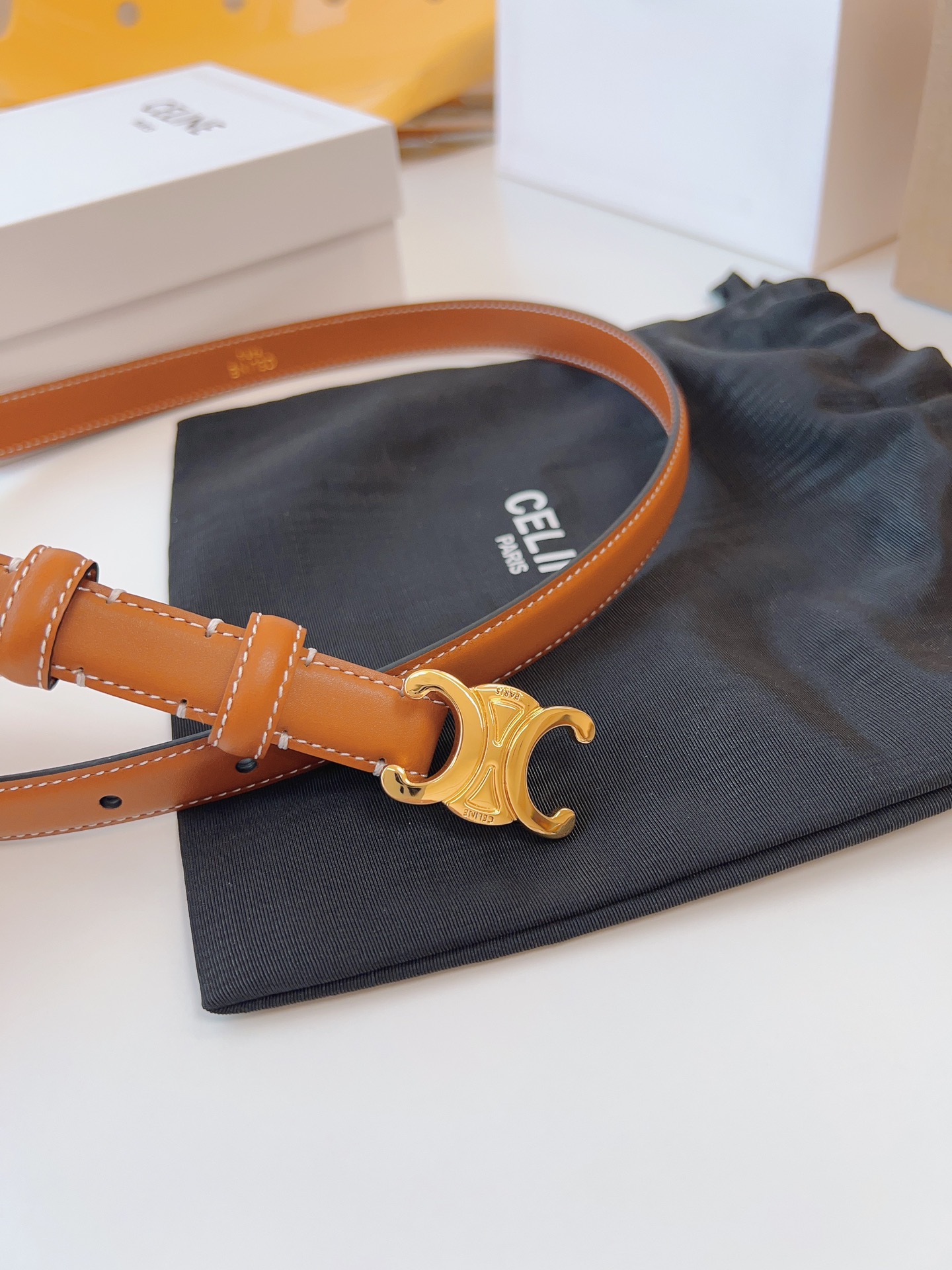Celine Leather Belts 1:1 Mirror Version