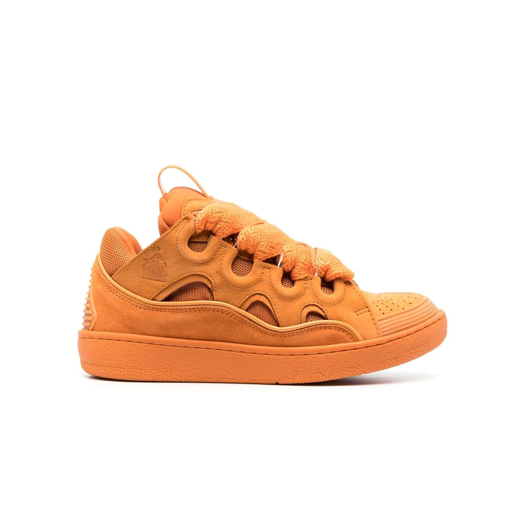 Lanvin LEATHER CURB SNEAKERS(Replica)