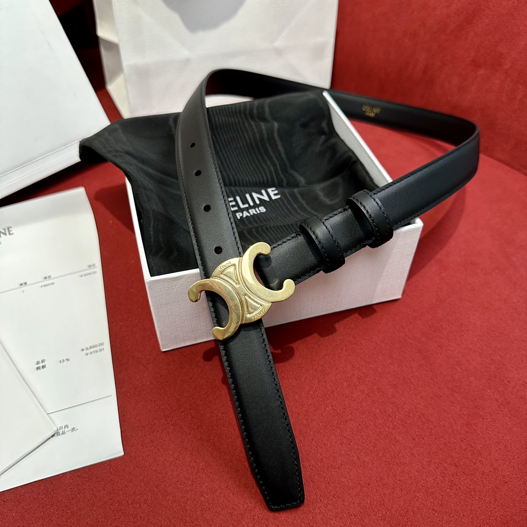 Celine Leather Belts 1:1 Mirror Version