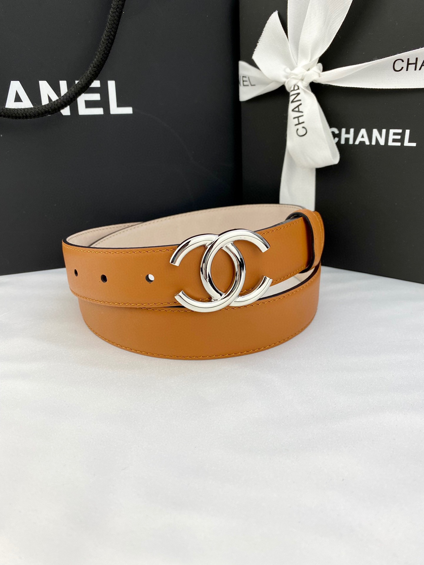 Chanel Leather Belts 1:1 Mirror Version