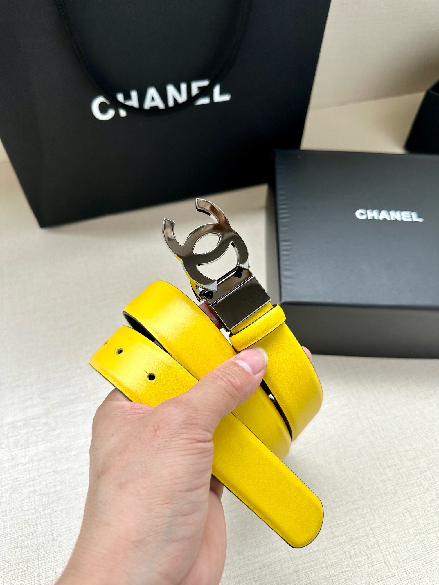 Chanel Leather Belts 1:1 Mirror Version