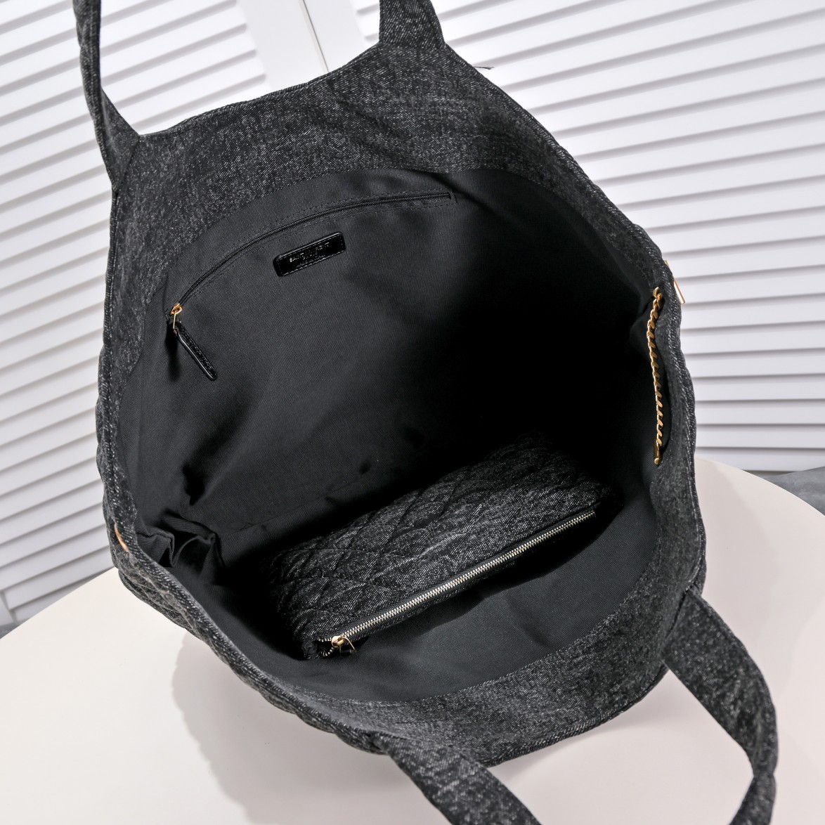 Saint Laurent YSL Icar Maxi Shopping Bag In Quilted  Shoulder Bag Handbag