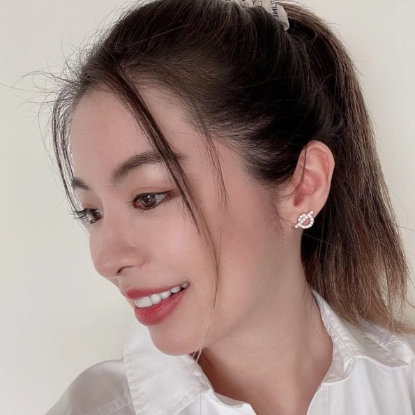 Diamond Finesse Stud Earrings Dupe