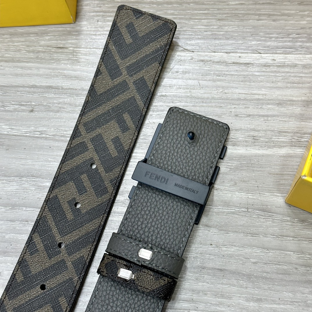 Fendi Leather Belts 1:1 Mirror Version