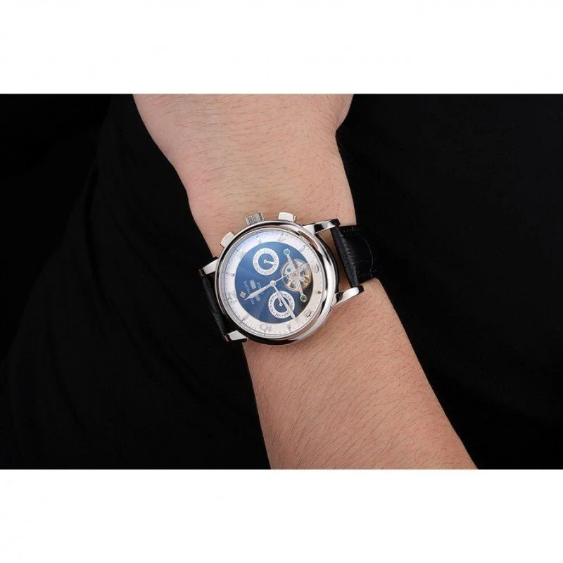 Perpetual Calendar Tourbillon Two Dial 44 mm, Stainless Steel