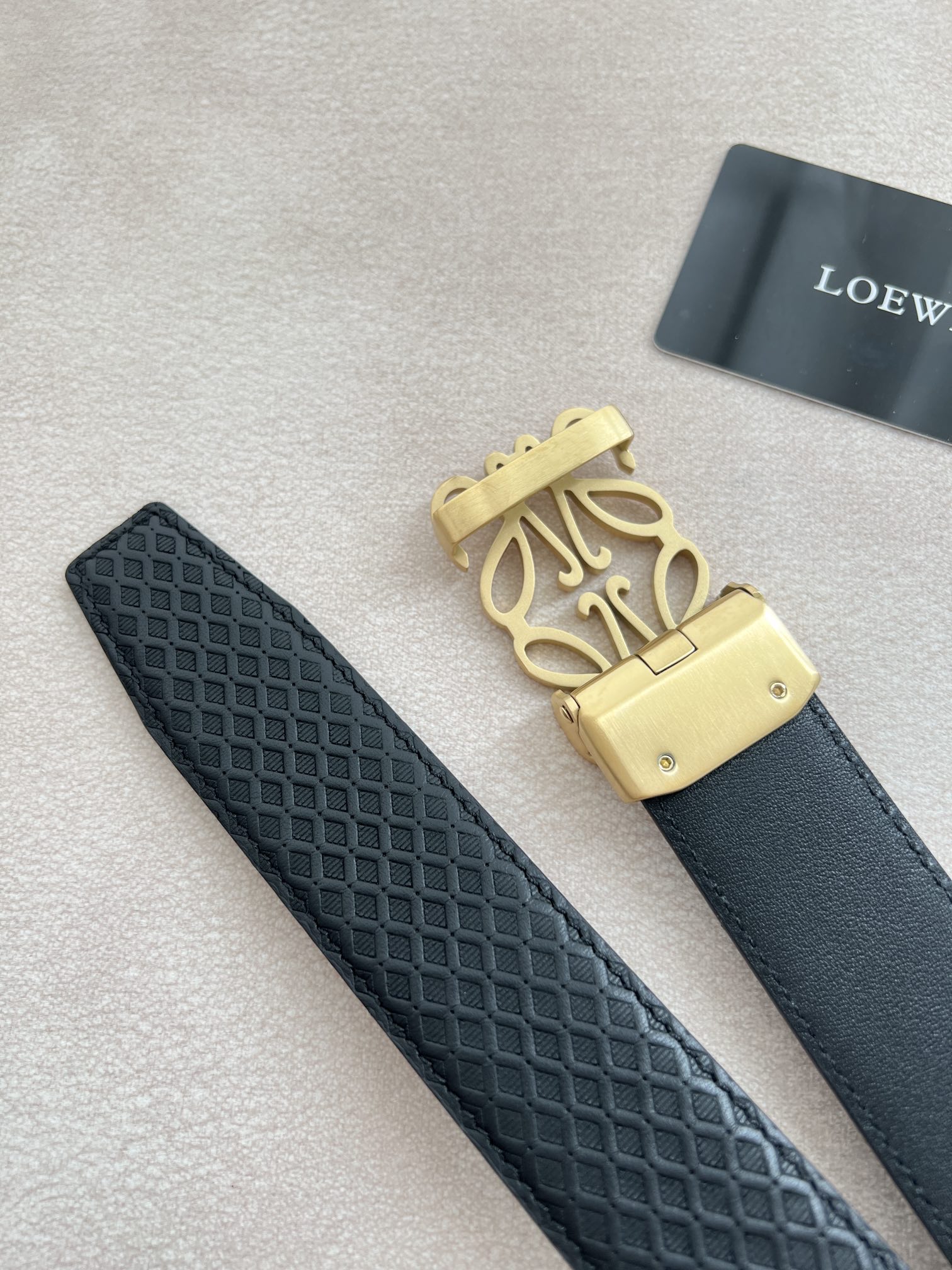 Loewe Leather Belts 1:1 Mirror Version