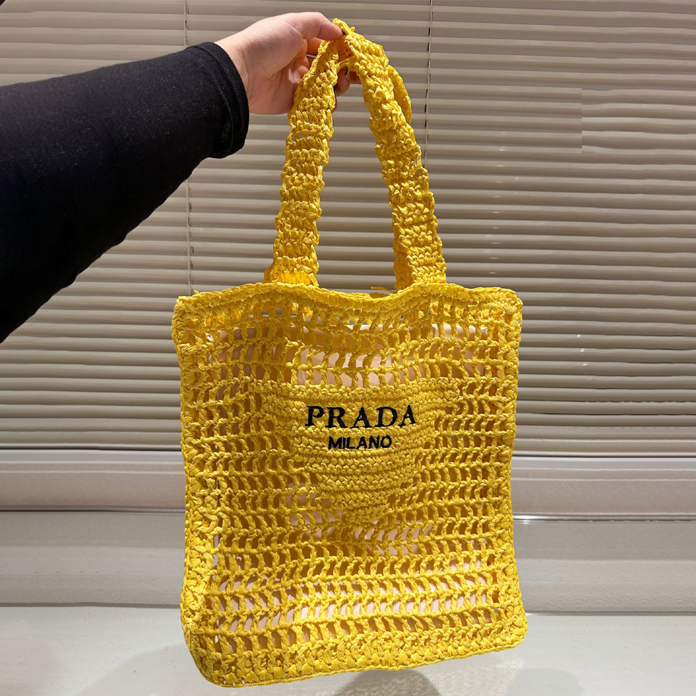 Prada Grass Woven Shoulder Bag Handbag（Replica）