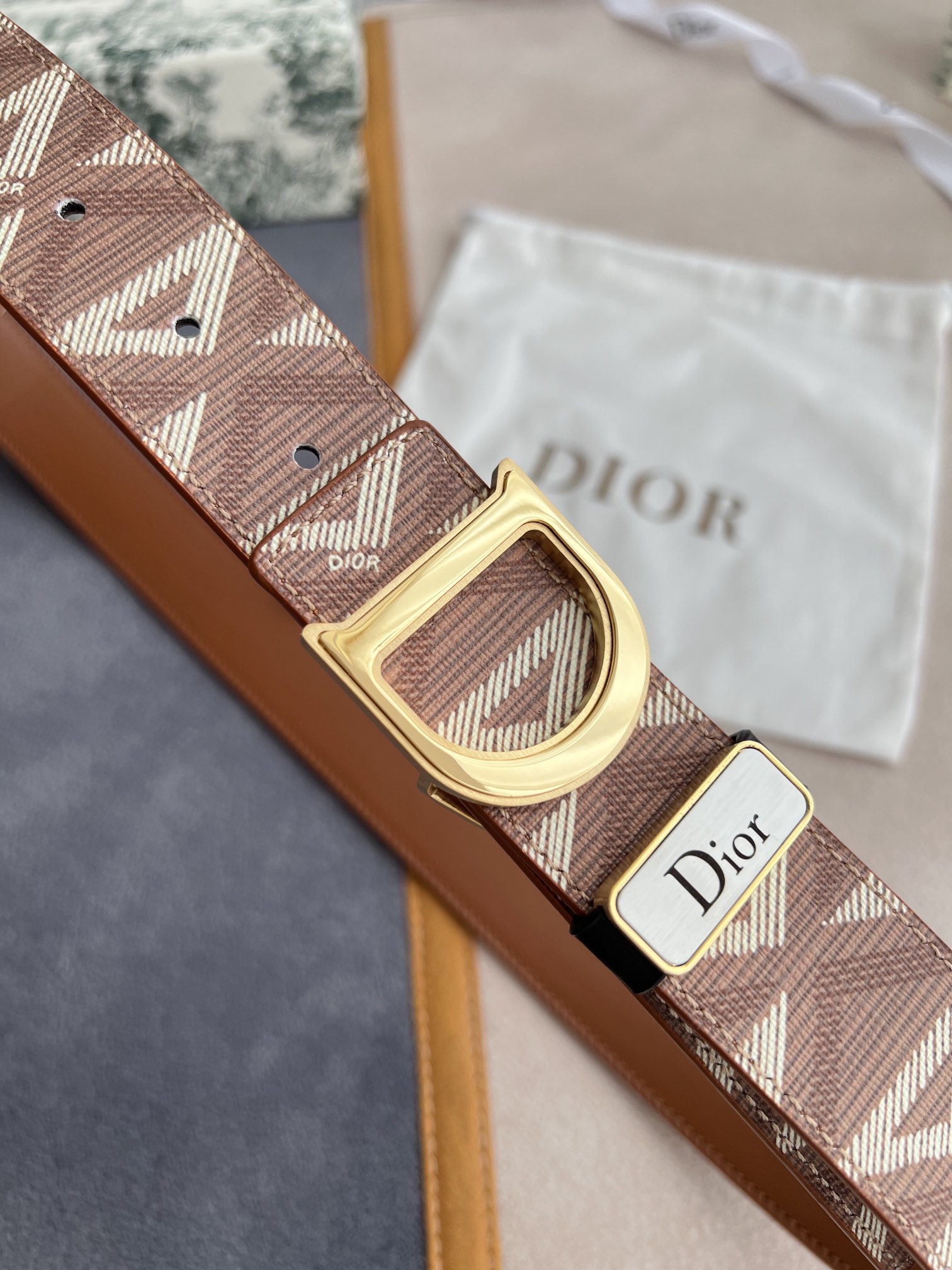 Dior Leather Belts 1:1 Mirror Version