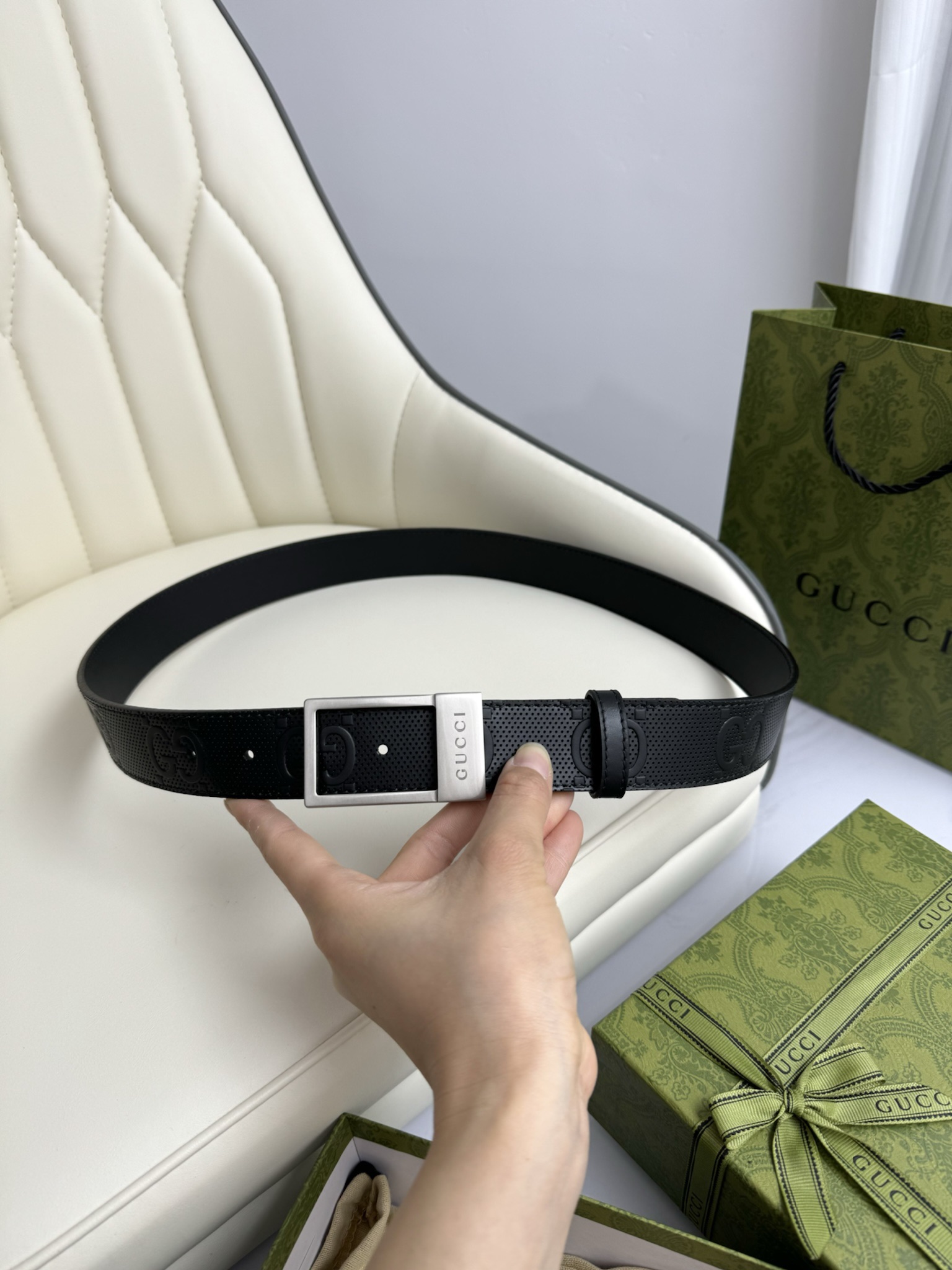 Gucci Leather Belts 1:1 Mirror Version