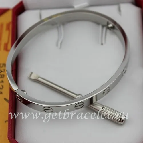 Cheap Cartier Love Bracelet For Men and Women White Gold B6035416 (New Version - Prevent Screws Fall Out)