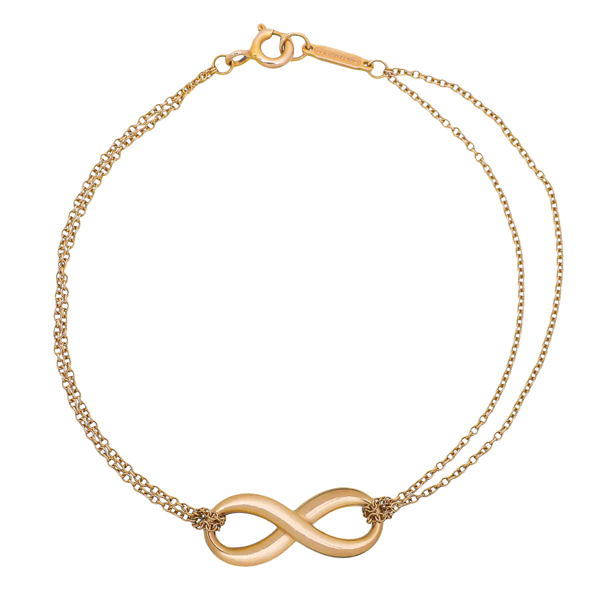 Tiffany & Co 18K Yellow Gold Infinity Bracelet