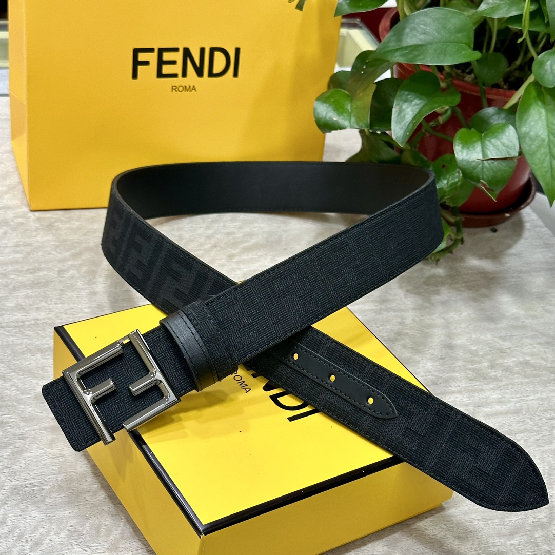 Fendi Leather Belts 1:1 Mirror Version