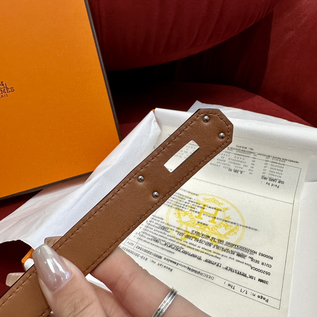 Hermes Leather Belts 1:1 Mirror Version
