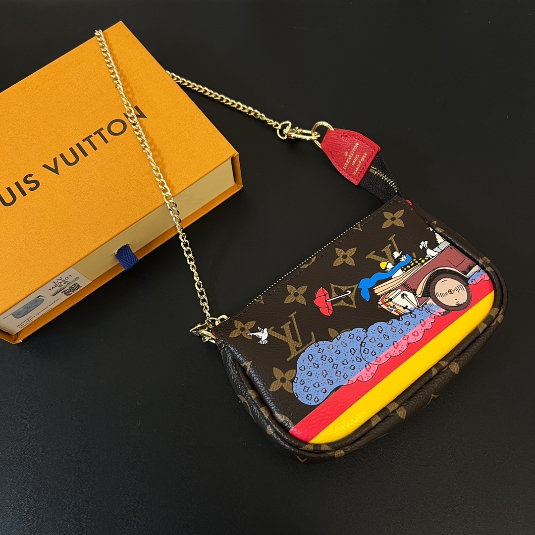 Louis Vuitton Multi Pochette Accessories Mini Bag Purse