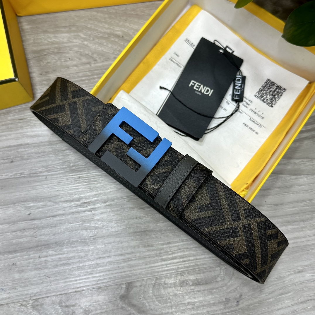 Fendi Leather Belts 1:1 Mirror Version