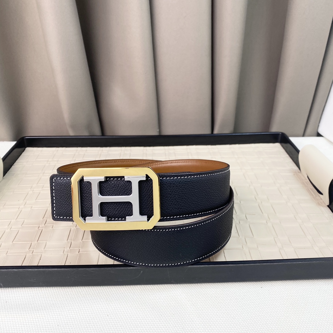 Hermes Leather Belts 1:1 Mirror Version