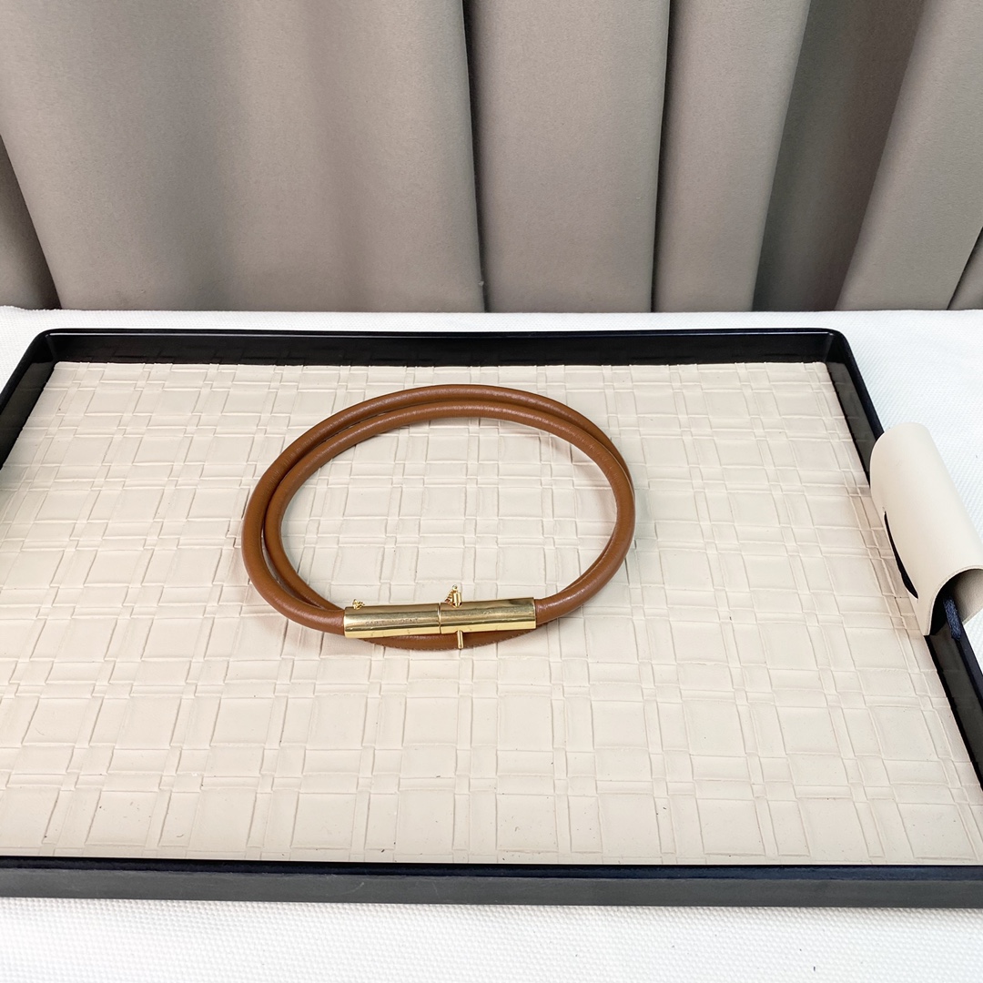 YSL Saint Laurent Leather Belts 1:1 Mirror Version