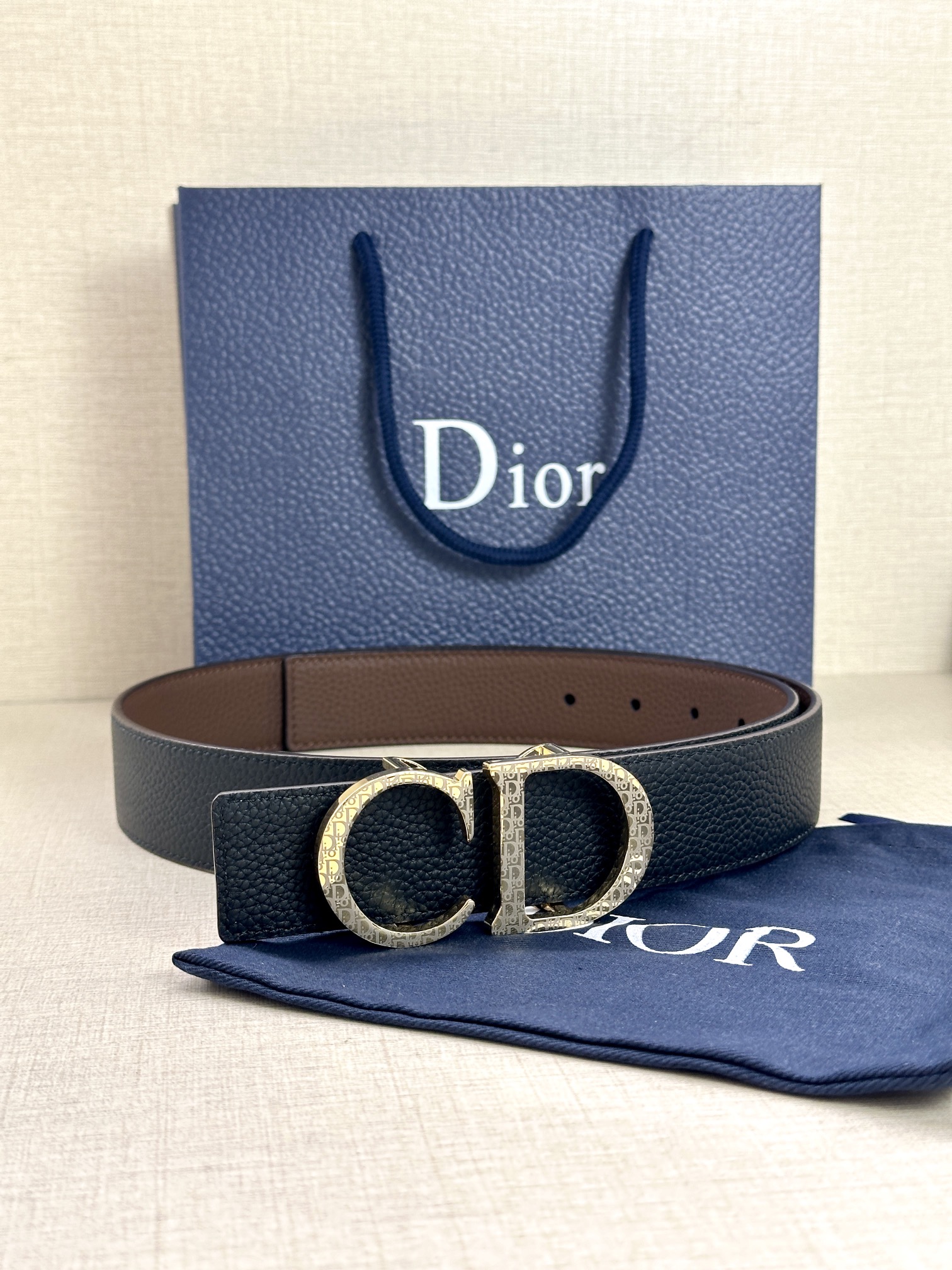 Dior Leather Belts 1:1 Mirror Version
