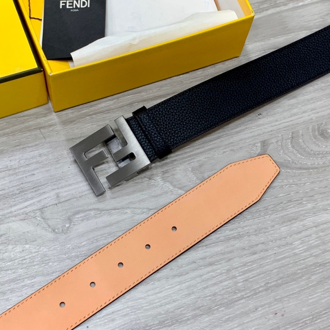 Fendi Leather Belts 1:1 Mirror Version