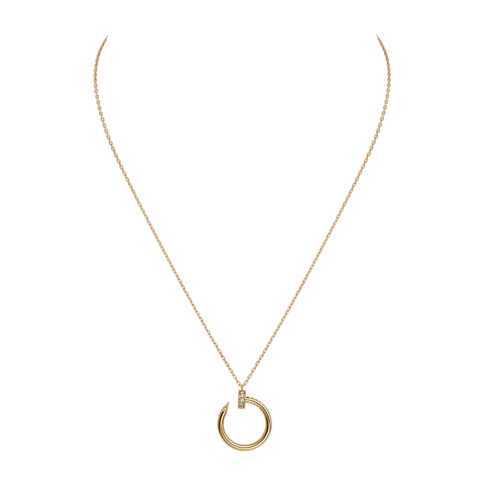 Cartier Juste Un Clou Necklace Yellow Gold, Diamonds B7224512