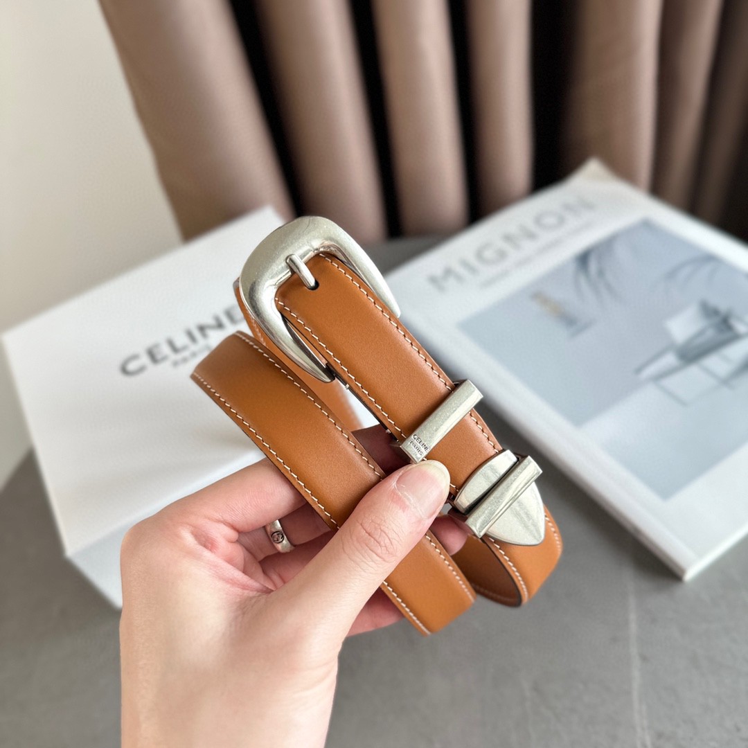 Celine Leather Belts 1:1 Mirror Version