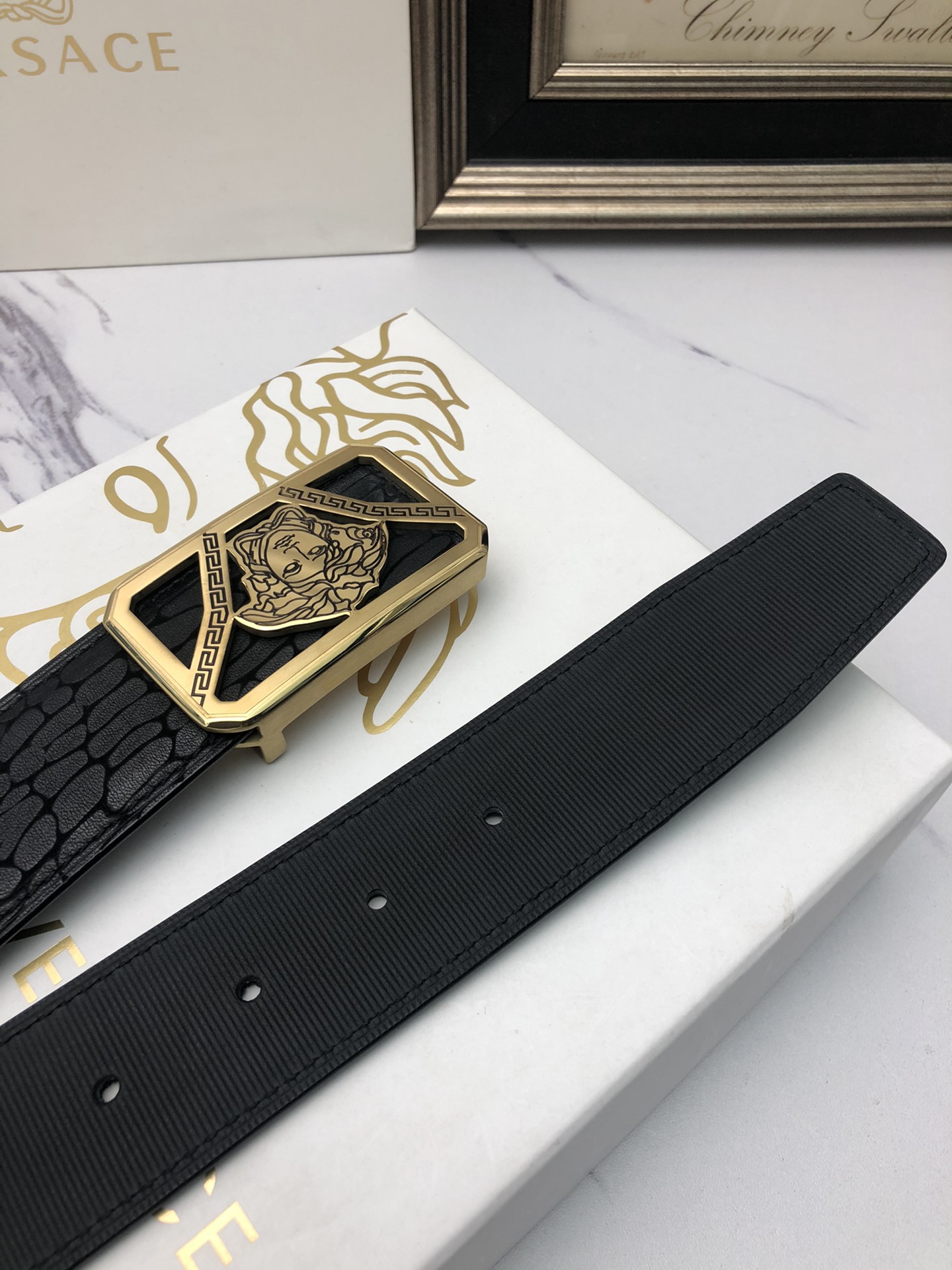 Versace Leather Belts 1:1 Mirror Version