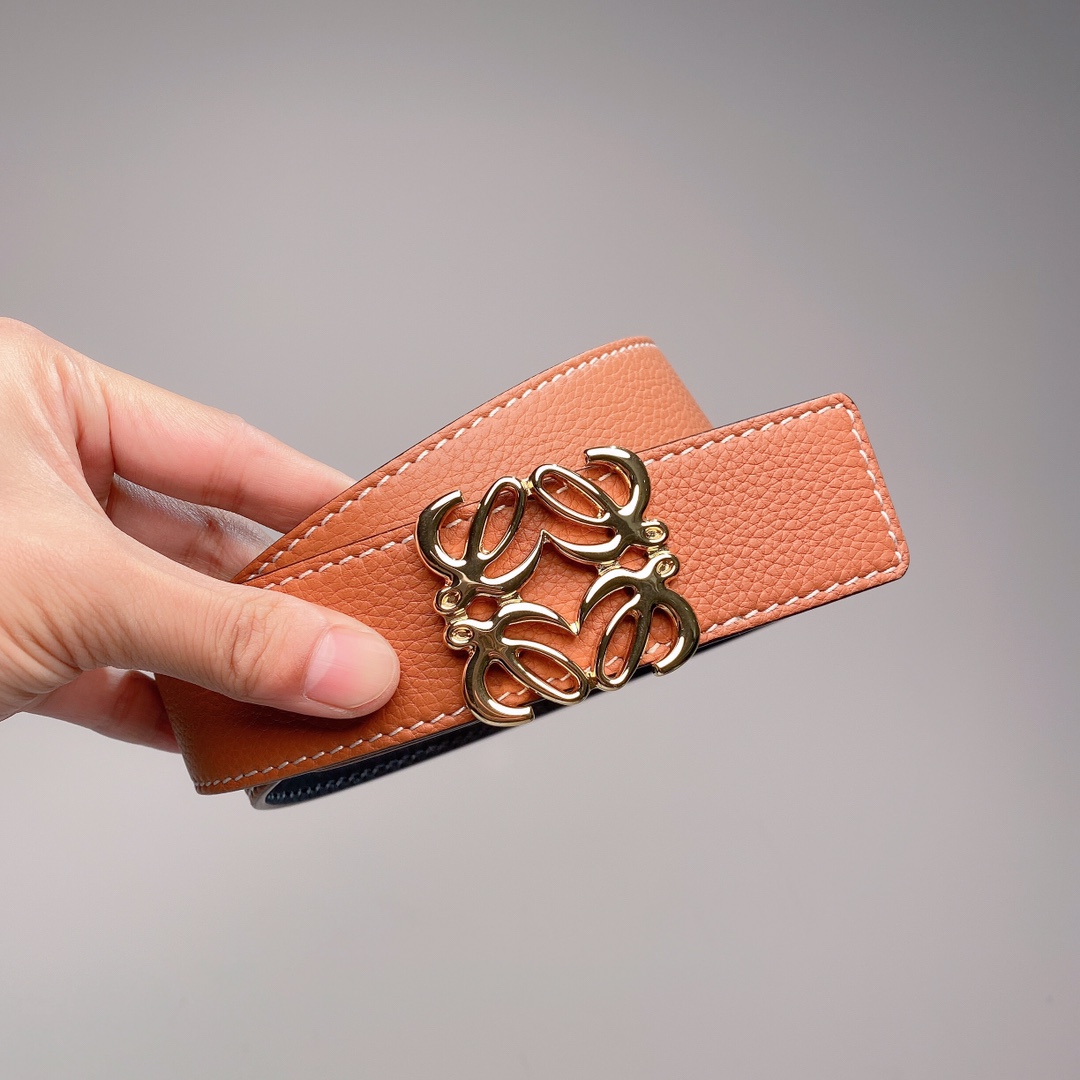 Loewe Leather Belts 1:1 Mirror Version