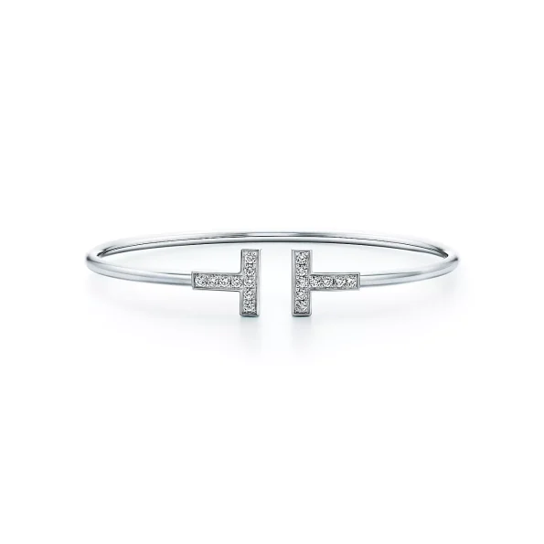 Tiffany T Diamond Wire Bracelet Dupe