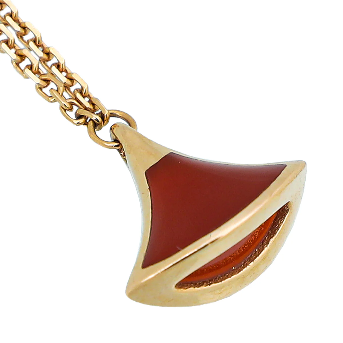 Bvlgari 18K Rose Gold Carnelian Diva's Dream Bracelet