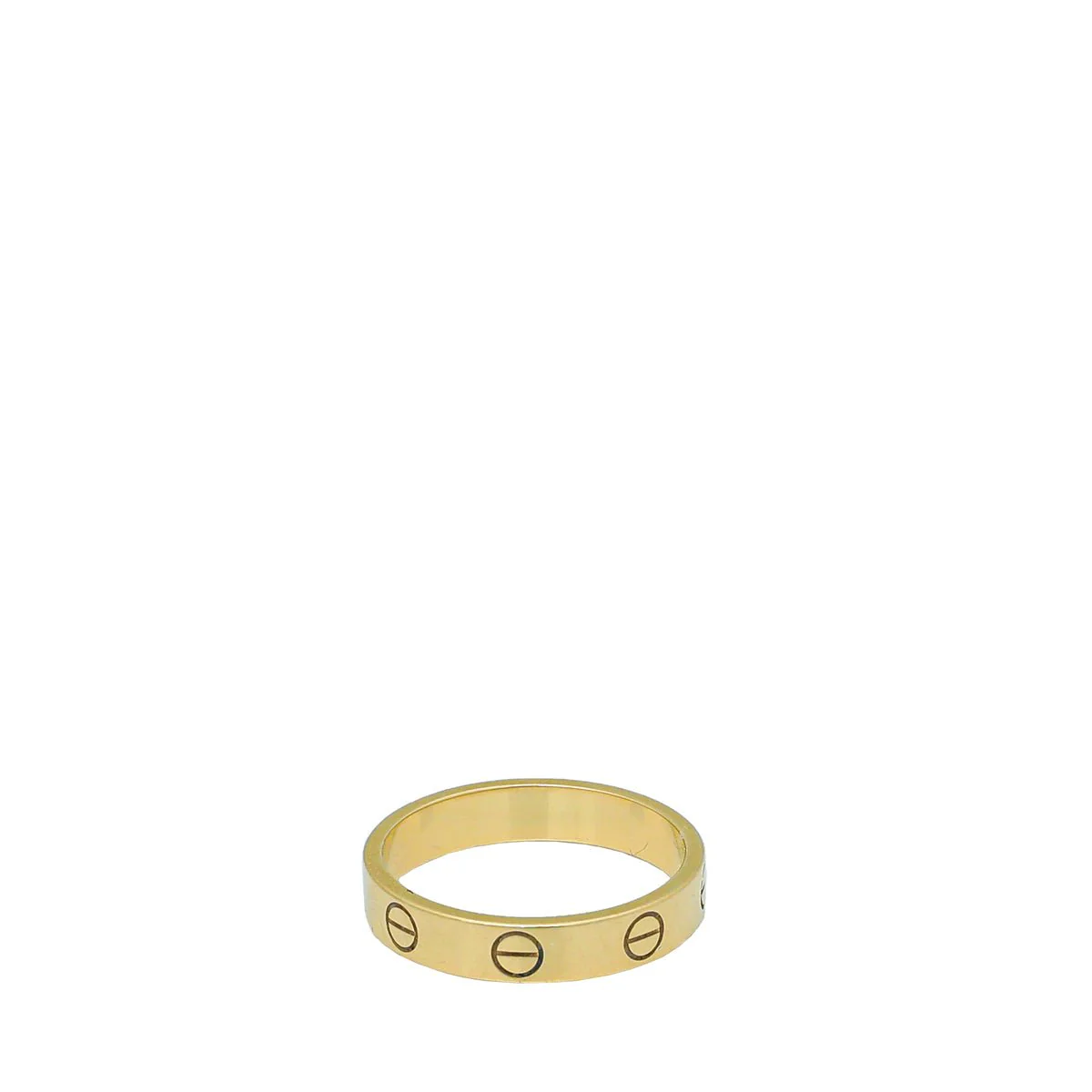 Cartier 18K Yellow Gold Love Wedding Band Ring 53
