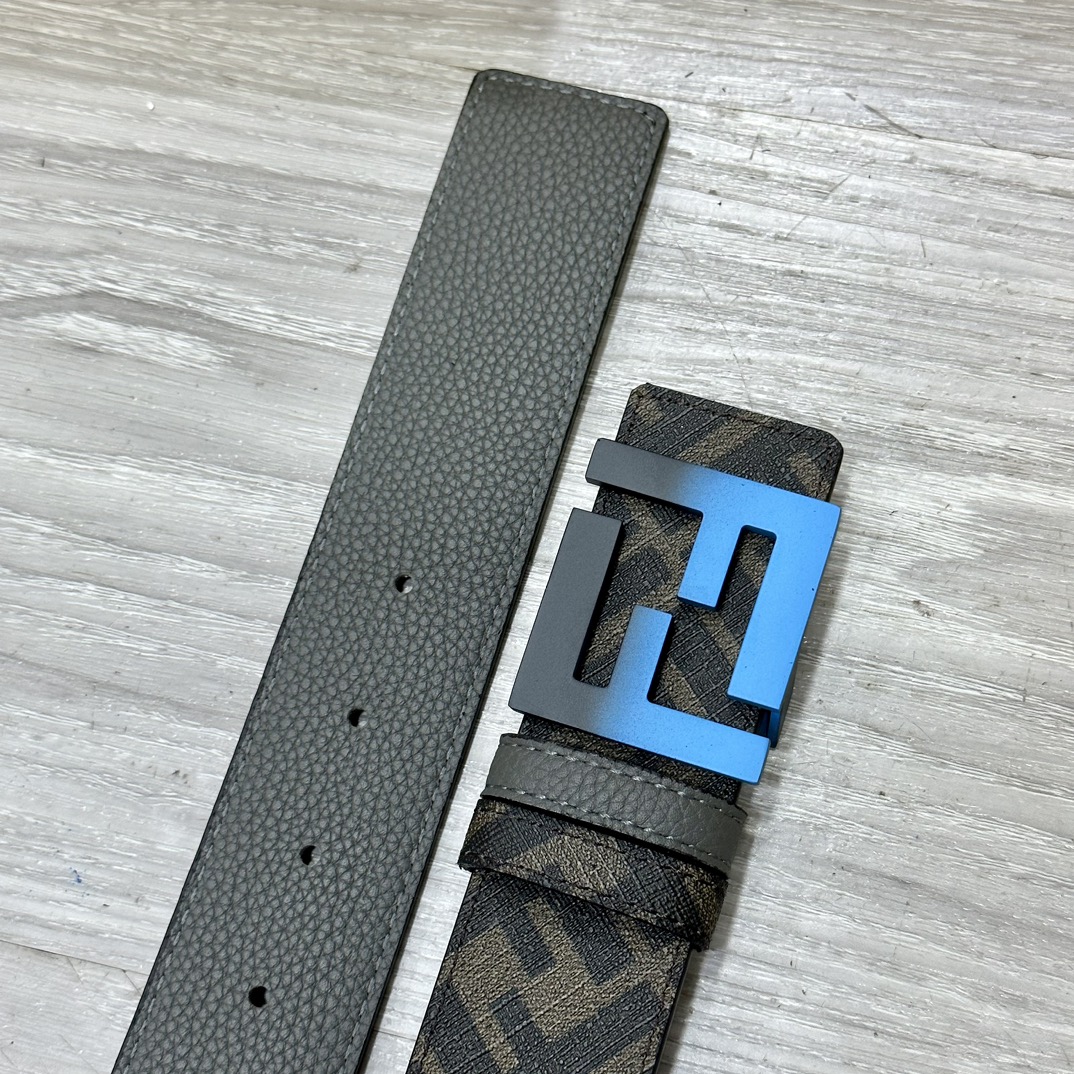Fendi Leather Belts 1:1 Mirror Version