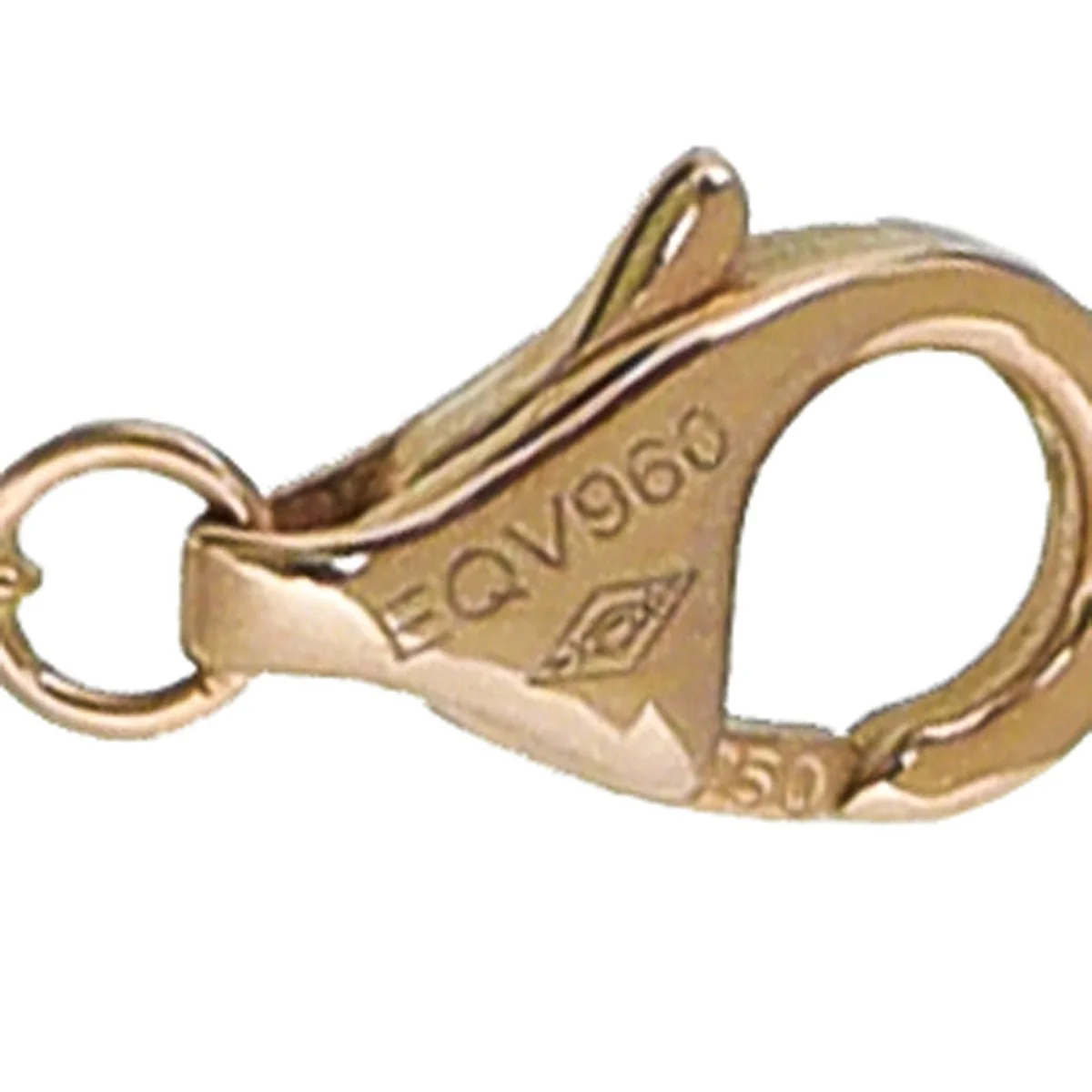 Cartier 18K Pink Gold Malachite Diamond Amulette De Cartier XS Necklace