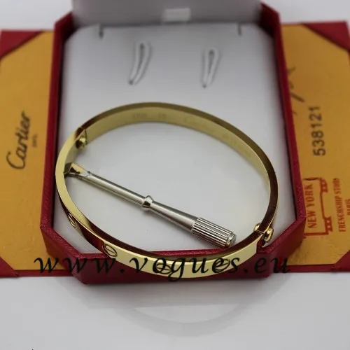 Cartier Couple Bracelet Yellow Gold B6041001 (New Version – Prevent Screws Fall Out)